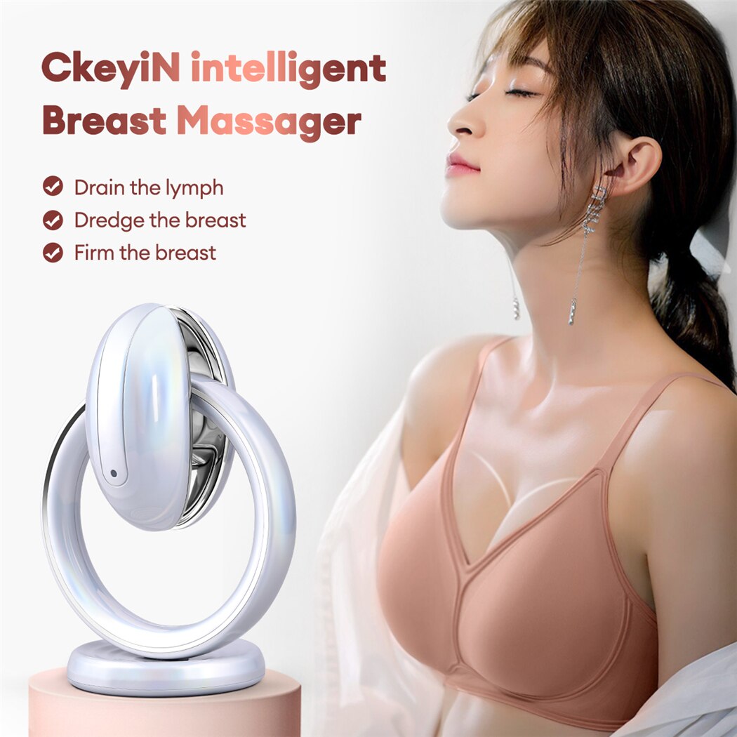 CkeyiN intelligent Breast Massager Drain the lymph Dredge the