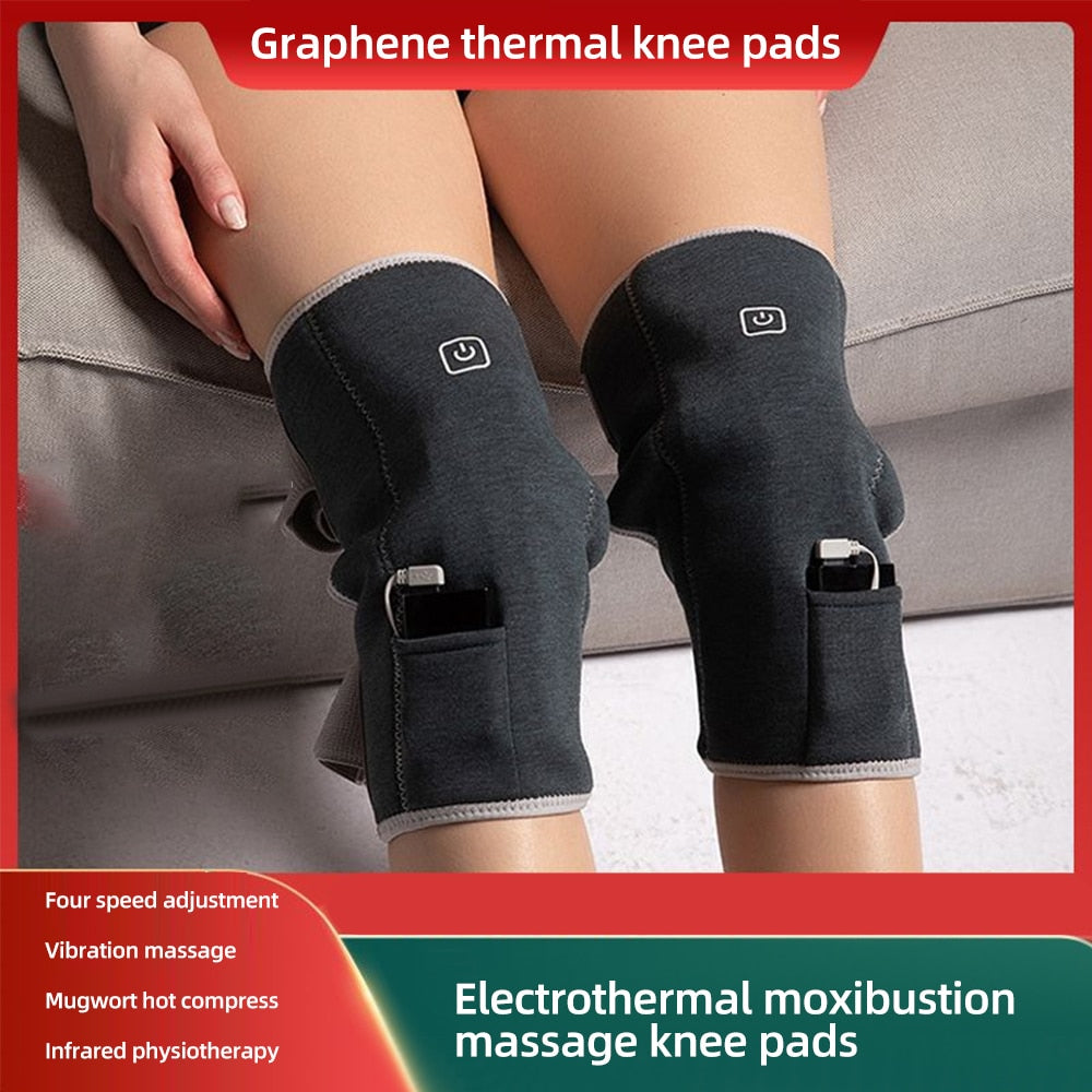 Graphene thermal knee Four speed adjustment Vibration massage Mu