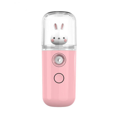 30ml Mini Nano Facial Sprayer USB Nebulizer Face Steamer Beauty Humidifier Portable Face Moisturizing Steamer Skin Care