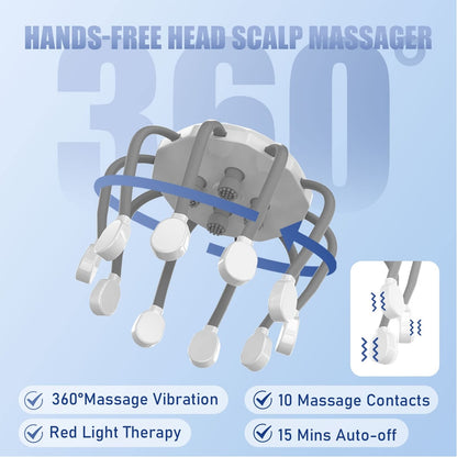 HANDS-FREE HEAD SCALP MASSACE