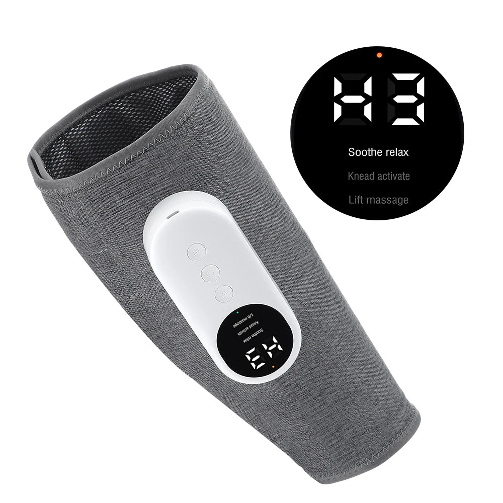 Soothe and massage your legs with vibrations, heat, and compression.