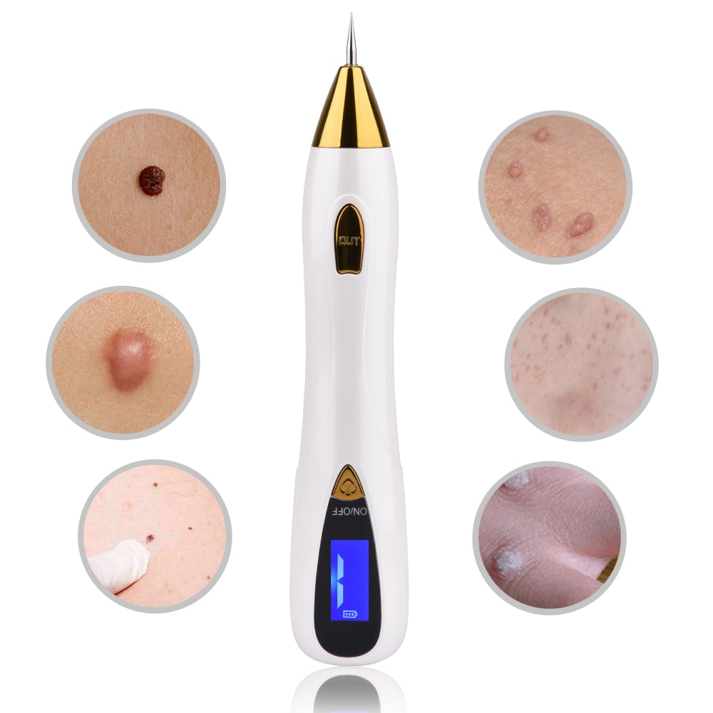 9Gear Professional Skin Tag Remover Plasma Pen Freckle Mole Warts Removal Lcd Nevus Tattoo Black Spots Remover Blemish Pen