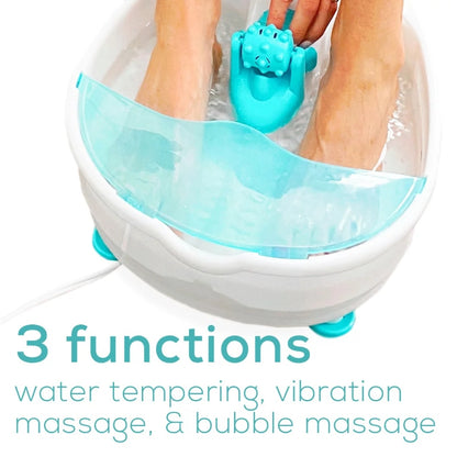 Relaxing Foot Spa Massager a Professional Quality Foot Bath with 3 Massage Levels and Heat Function to Refresh and Detoxify Feet