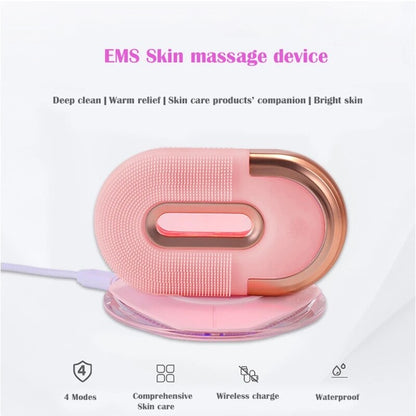 EMS Skin massage device Deep clean Warm relief Skin care products' companion