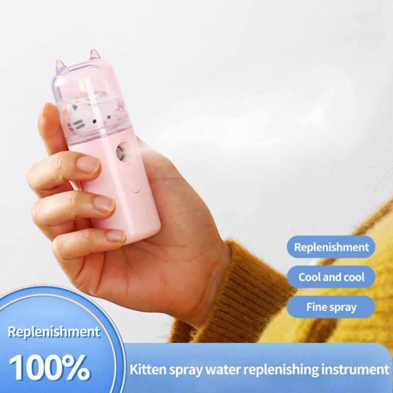 Nano Mist Facial Sprayer Beauty Instrument USB Humidifier Rechargeable Nebulizer Face Steamer Hidratante Beauty Facial Steamer