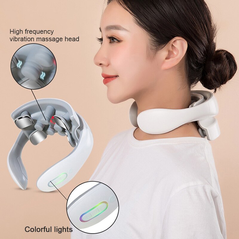 High frequency vibration massage head Colorful