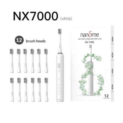 Nandme NX7000 Smart Sonic Electric Toothbrush Ultrasound IPX7 Rechargeable Tooth Brush 5 Mode Smart Time Whitener Teethbrush