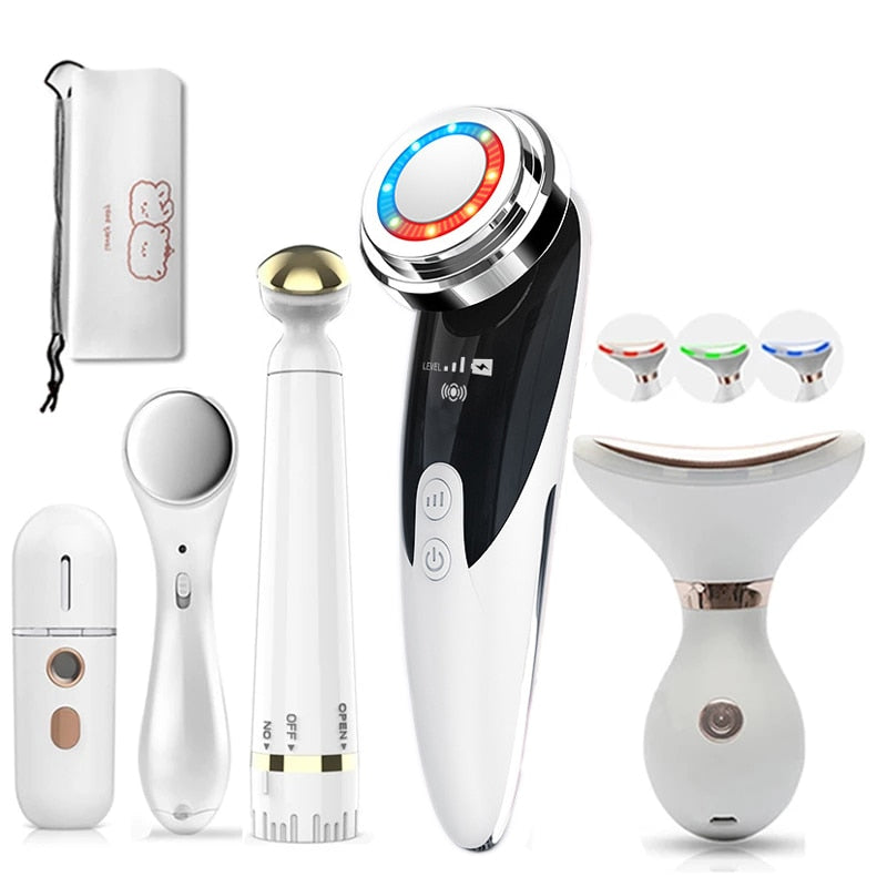 EMS Skin Tightening Rejuvenation Device Radio Frequency Eye Lifting Machine Facial Neck Slimmer Massager Machine Wrinkle Removal