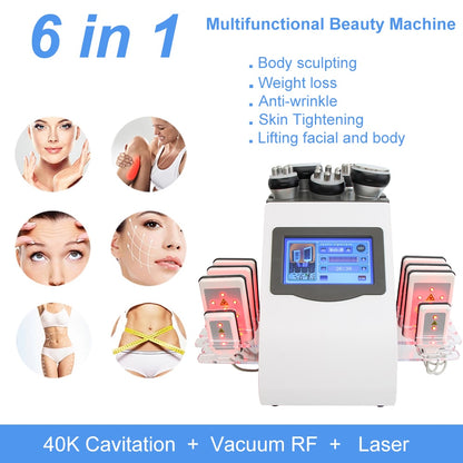 Multifunctional Beauty Machine 6 in Body sculpting Weight loss Anti-