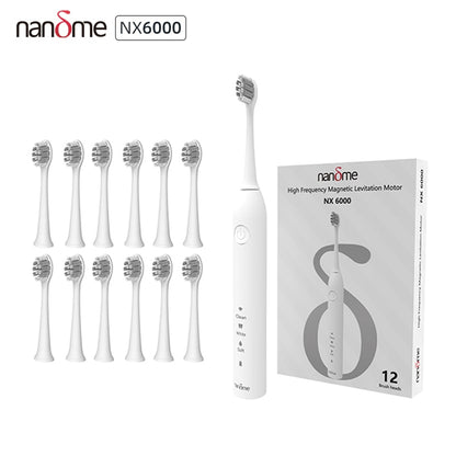 Nandme NX6000 Smart Sonic Electric Toothbrush IPX7 Rechargeable Ultrasound Teeth Whitening Tooth Brush Ultrasonic Teethbrush