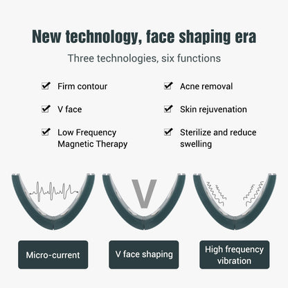 Intelligent Beauty Face Thinning Instrument Household V-face Face-lifting Artifact Facial Massager Lifting Firming Facial Skin