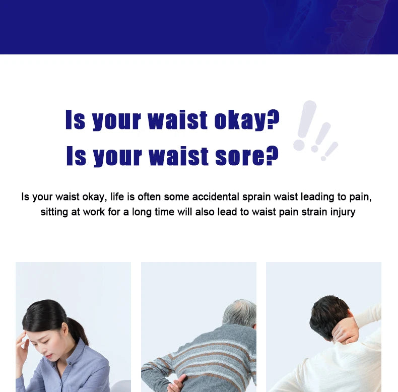 Relieve waist pain with this lumbar massager, correcting posture for a healthier you.