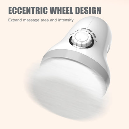 ECCENTRIC WHEEL DESIGN Expand massage area and