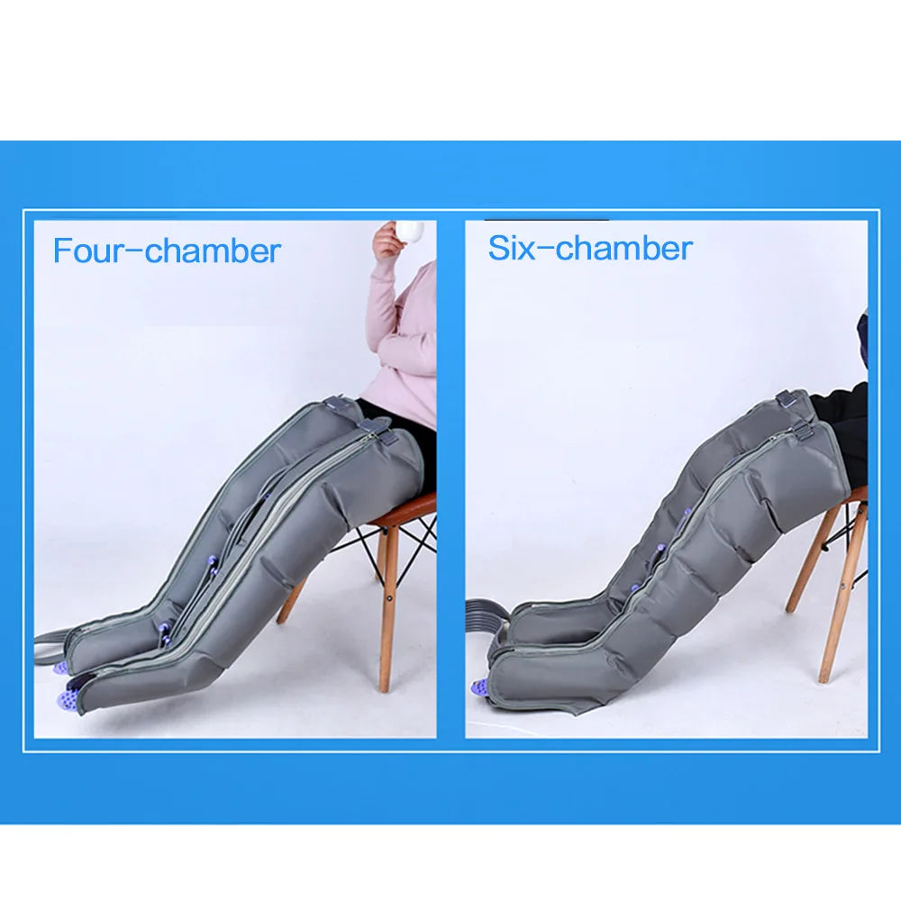 Compression leg massager accessories for physiotherapy, pressotherapy, and blood circulation rehabilitation.