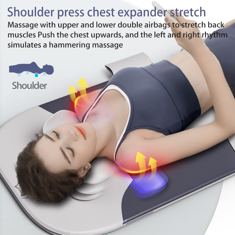 shoulder press chest expander stretch Massage with upper and lower double airbag