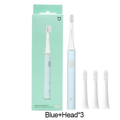 Xiaomi Mijia T100 Sonic Electric Toothbrush Mi Smart Tooth Brush Colorful USB Rechargeable IPX7 Waterproof For Toothbrushes head