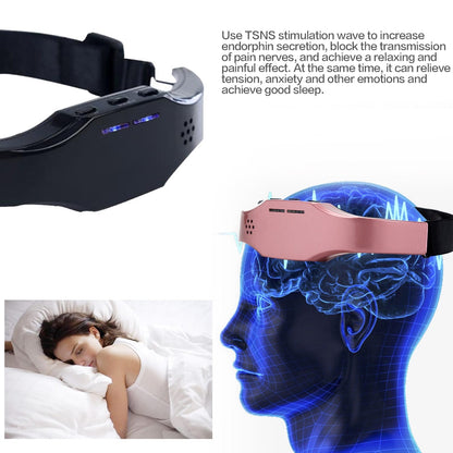 Release Stress Sleep Therapy Device Sleeping Electric Head Massager Sleep Monitor Migraine Relief Massager Insomnia Cure Machine