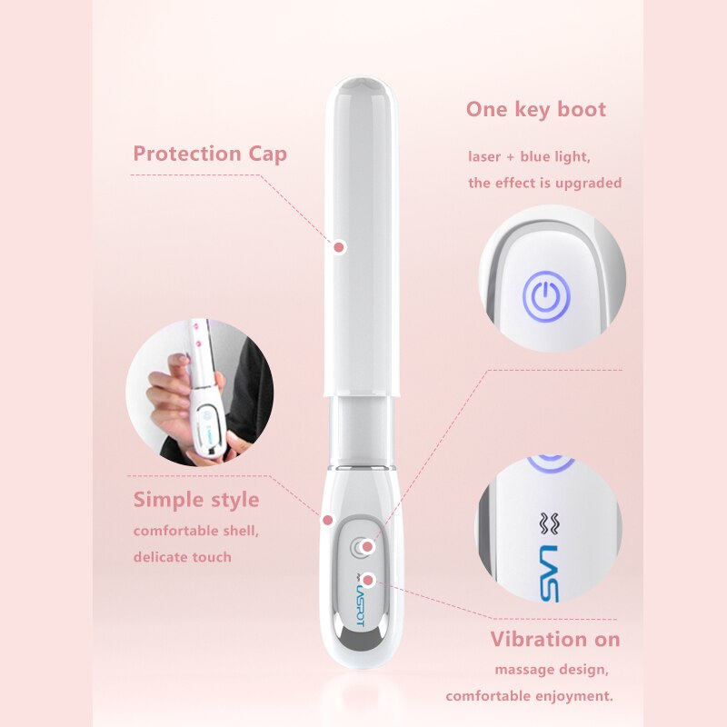 ZME Portable Medical Vaginal Tightening Laser Machine Laser Devices for Vagina Massage Cervical Erosion Blu-ray Feminine Care