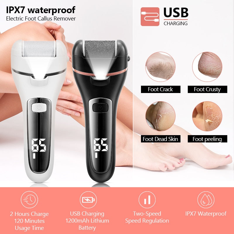 IPXZ waterproof USB Electric Foot Callus Remover CHARG