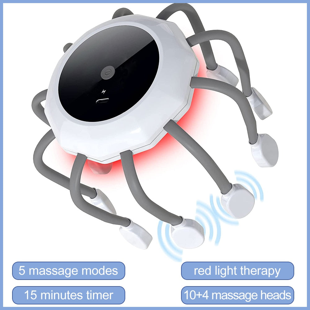 5 massage modes red light therapy 15 minutes timer 10+4 massage