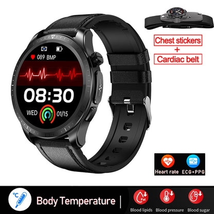 heart rate ECG+PPG "C Body Temperature Blood 