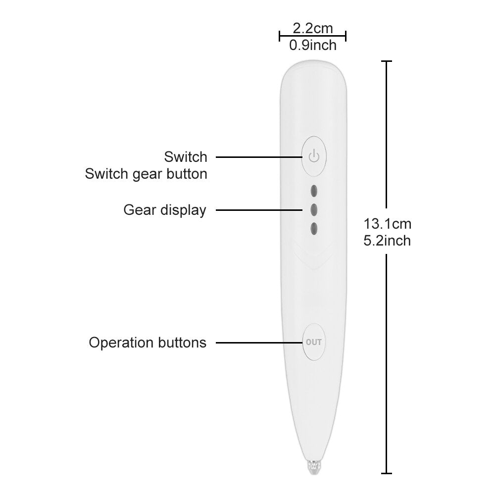 Plasma Stift Gesicht Haut Tag Entferner Warze Schwarze Flecken Sommersprossen Papillome Entferner Elektrische Plasma Jet Stift Hautpflege Schönheit Geräte