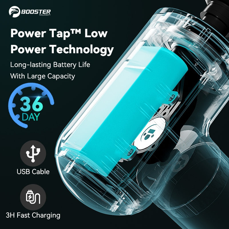 Power TapTM Low Power Technology Long-lasting Battery Life With Large Cap