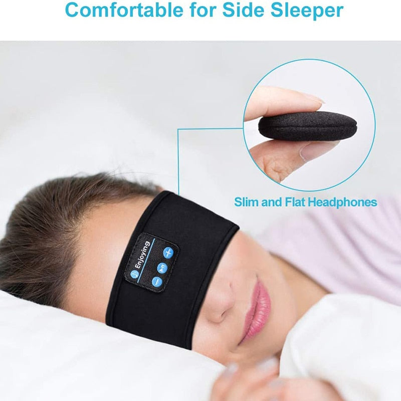 Comfortable for Side Sleeper Slim and Flat Headphones