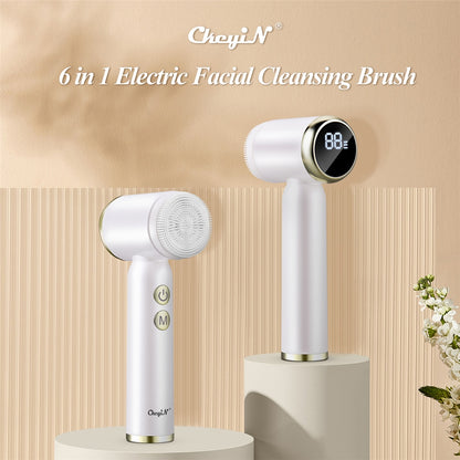 CheyiN 6in 1 Electric Facial Cleansing Brush