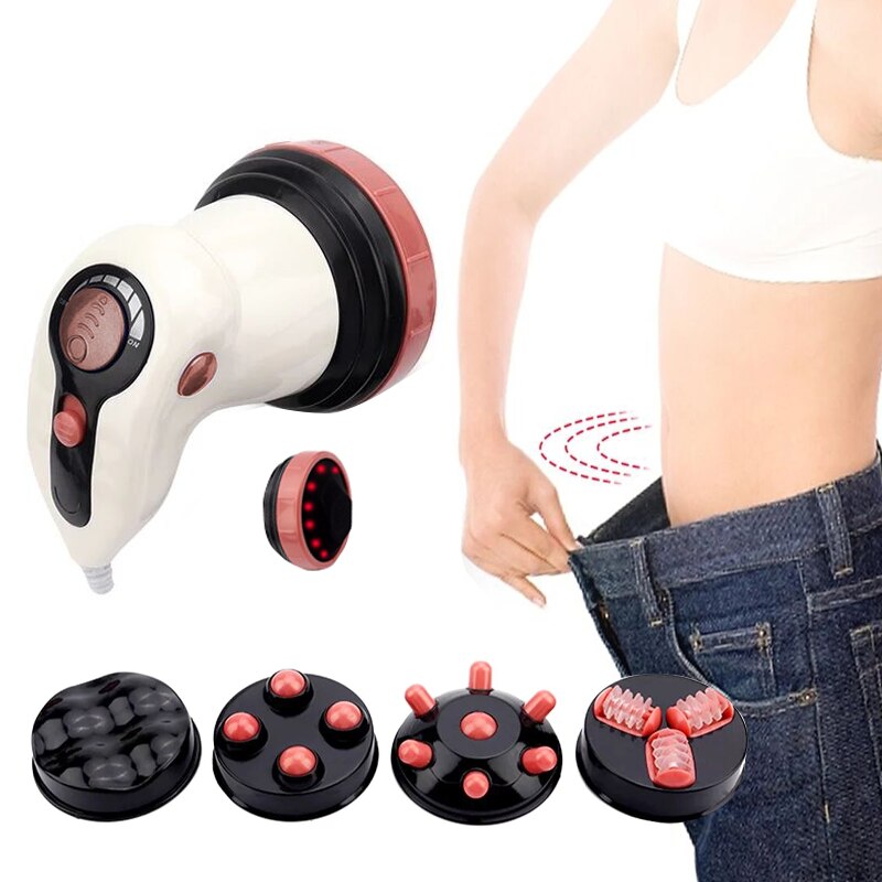 Body Electric Massager Anti Cellulite Portable Fat Slimming Health Care Massage Instrument Vibration Cervical Spine Neck Waist