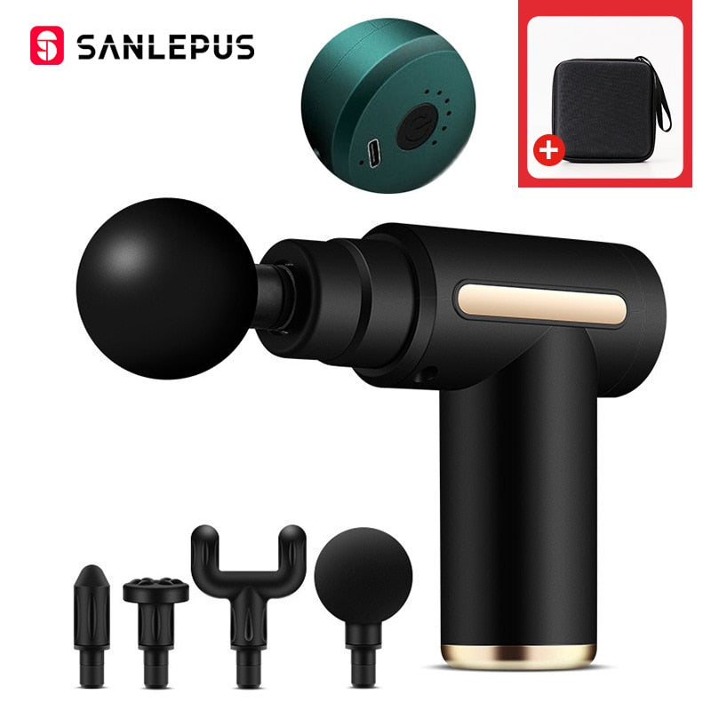 Sanlepus arma de massagem elétrica display lcd massageador para corpo pescoço dor nas costas gota alívio relaxamento muscular profundo fitness emagrecimento