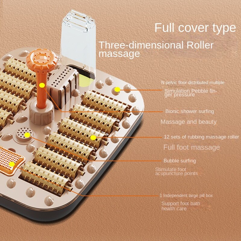 Full cover type Three-dimensional Roller massage Npelvic flopr