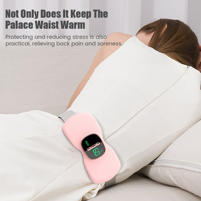 USB Uterus Cold Dysmenorrhea Relieving Belt Menstrual Heating Pad Warm Palace Belt Relieve Menstrual Pain Hot Compress Massager