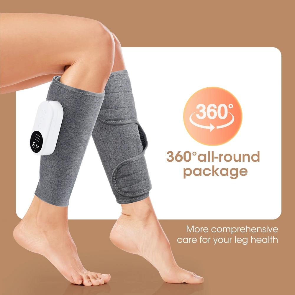 Comprehensive leg care: 360-degree all-in-one package providing soothing relief and healthy circulation.