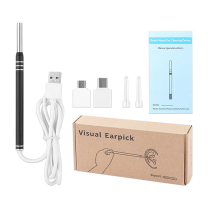 Smart Visual Ear Cleaner Ear Stick Endoscópio Earpick Camera Otoscópio Ear Cleaner Ear Wax Remover Ear Picker Ferramenta de remoção de cera