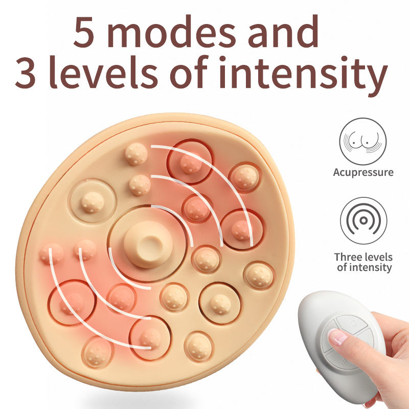 5 modes and 3 levels of intensity Acupressure Three levels of