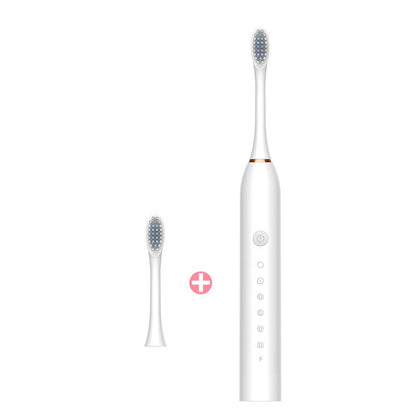 Sonic Electric Toothbrush Adult Smart Timing Tooth Brush Teeth Whitening Fast USB Rechargeable Toothbrush Replacement Head J189