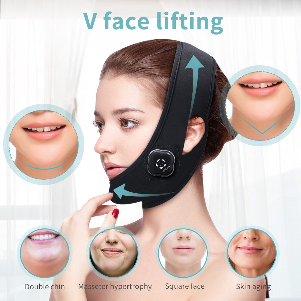 V face lifting Double chin Masseter hypertrophy Square face