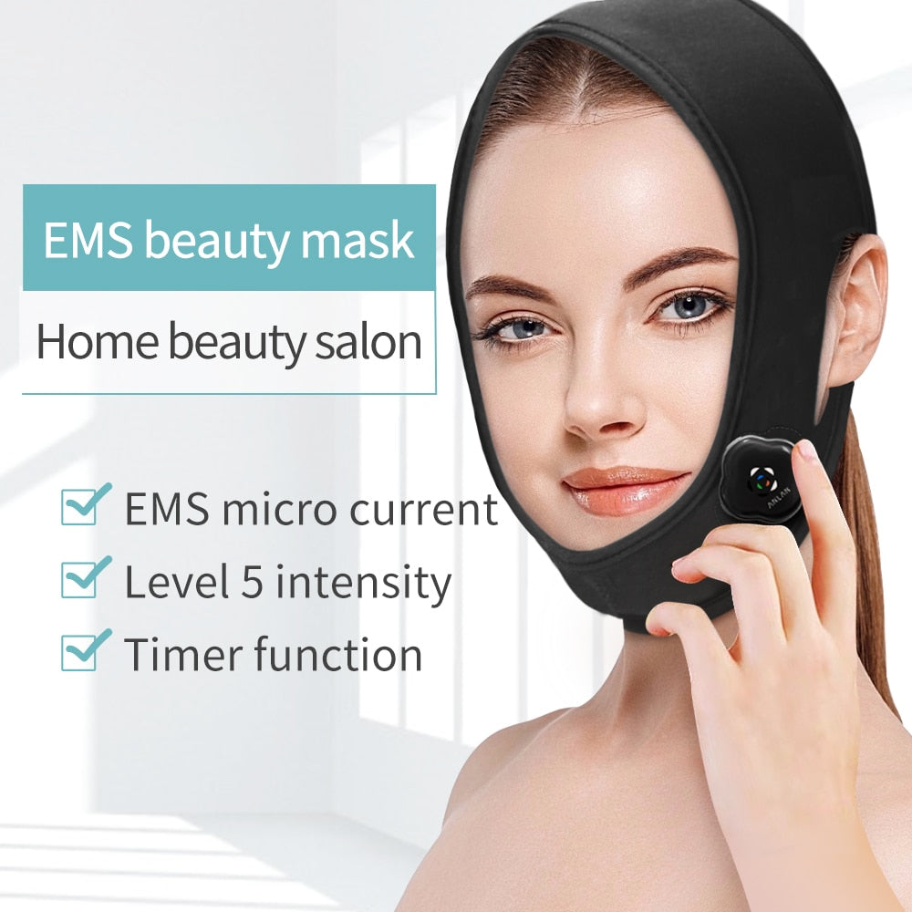 EMS beauty mask Home beauty salon EMS micro current Level 5 intensity