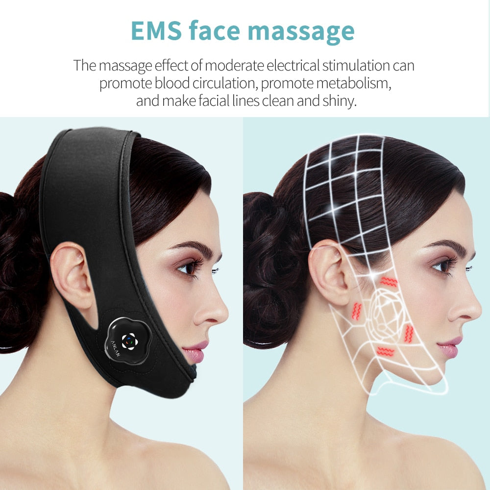 EMS face massage The massage effect ofmoderate electrical stimulation can promote