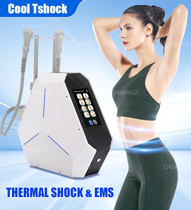 Thermal shock technology for fat reduction and recovery, combining EMS and thermal energy to enhance results.