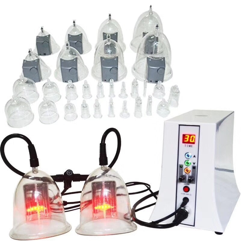 35Cups Vacuum Therapy Massage Slimming Bust Enlarger Breast Enhancement BIO body shaping buttocks butt booty Lifting machine