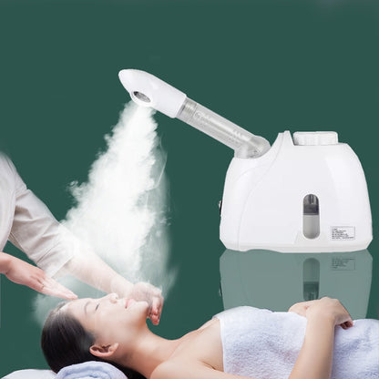 Vaporizzatore facciale all'ozono Umidificatore a nebbia calda per la pulizia profonda del viso Vaporizzatore Spruzzatore Salon Home Spa Cura della pelle Sbiancamento