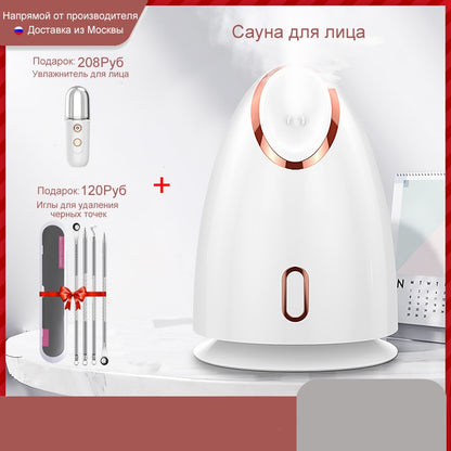 Steamer Sauna Para Rosto Vaporizador de Vapor Quente Hidratante Facial Profundo Limpeza Spa Pulverizador Ferramentas