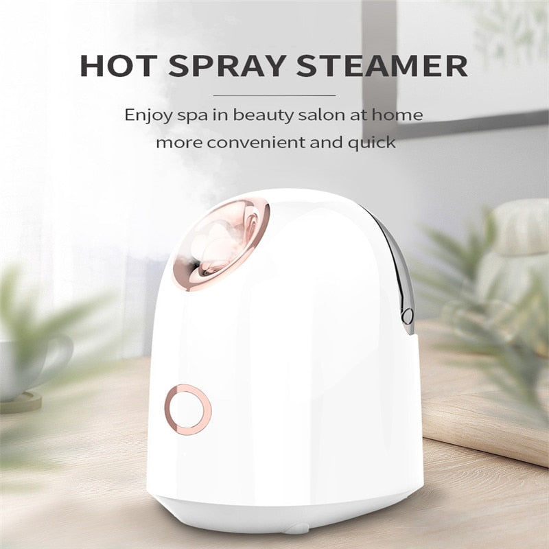 Steaming Face Hot Steamer Facial hydration Humidifier Skin moisturizing Water Replenishing Instrument Nano Mist Spray Facial