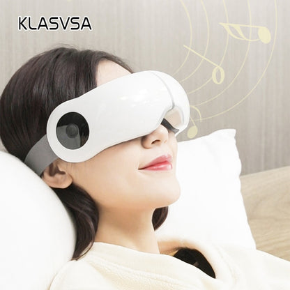 Massageador de Olhos Inteligente Pressão de Ar Aquecimento Bluetooth Música Alivia Fadiga Ocular Massagem Relaxamento