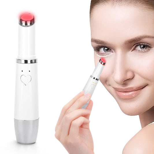 Mini Electric Eye Massage Device Pen Pouch Wrinkle Removal Dark Eye Facial Massager Vibration Thin Face Stick Beauty Care Tool