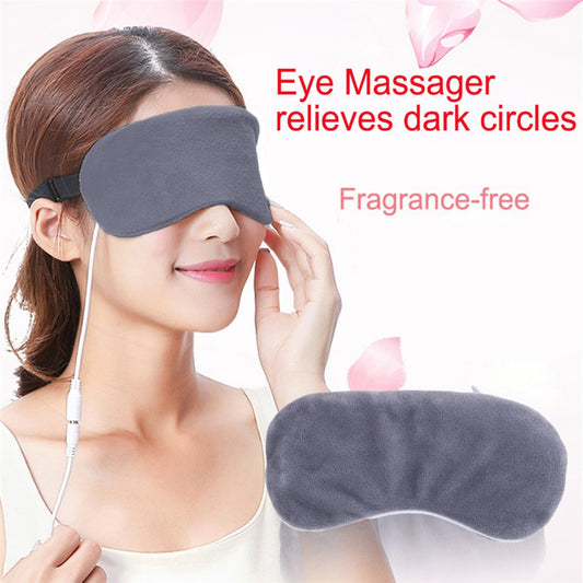 USB Heating Steam Eyeshade Sleeping Eye Mask Travel Rest Eyeshade Mask Eye Relax Anti Dark Circle Eye Patch Fatigue Relief