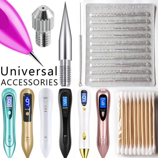 Universal Accessories Mole Laser Plasma Removal Pen Replaceable Fine Thin Needles Cover Corase Thick Neddle Skin Spot Dedicated