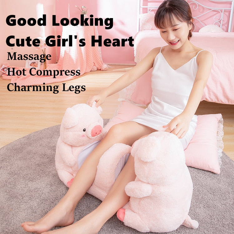 Good Looking Cute Girl's Heart Massage Hot Compress Charming